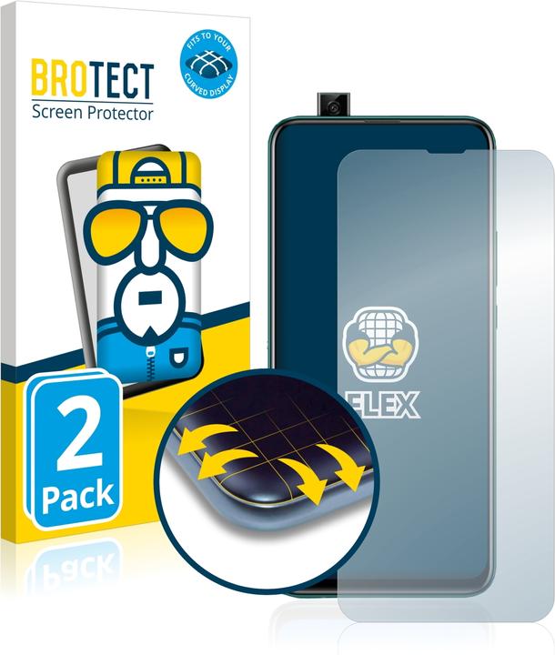 Produktbild BROTECT Full-Cover Displayschutz (2 Stück, Huawei P Smart Z)