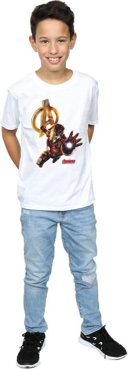Immagine prodotto Iron Man Pose Maglietta Ragazzi (128)