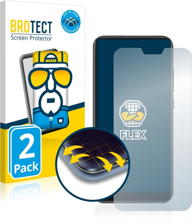 Produktbild BROTECT Full-Cover Displayschutz (2 Stück, Xiaomi Mi A2 lite)