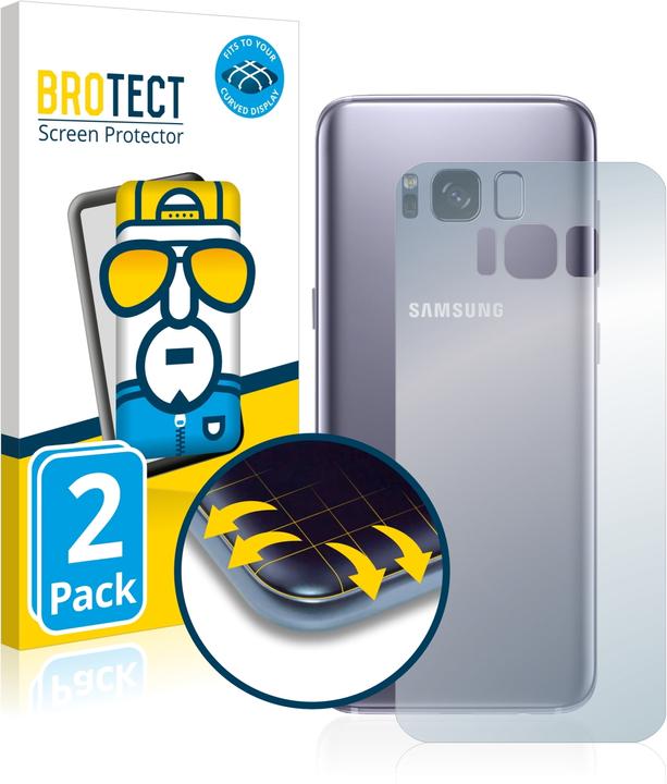 Produktbild BROTECT Full-Cover Displayschutz (2 Stück, Samsung Galaxy S8+)