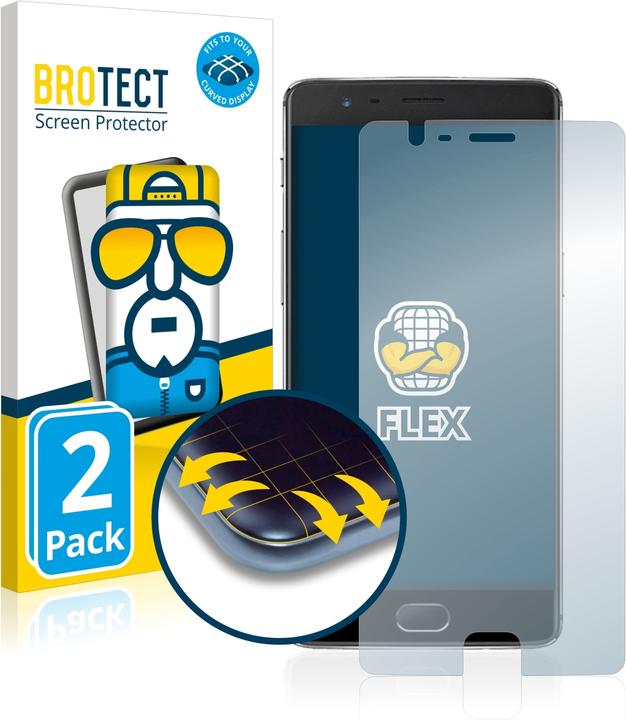 Image du produit BROTECT Full-Cover Protection (2 pièce(s), OnePlus 3)