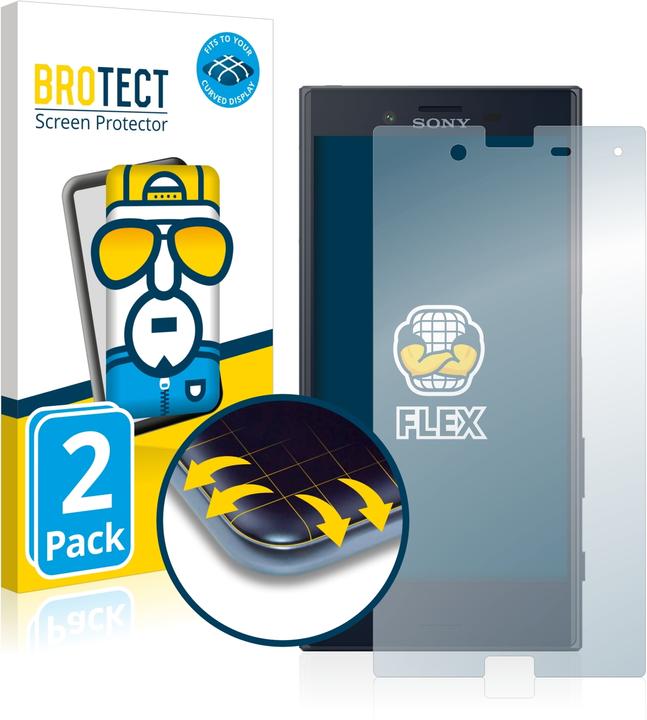 Produktbild BROTECT Full-Cover Displayschutz (2 Stück, Sony Xperia X Compact)