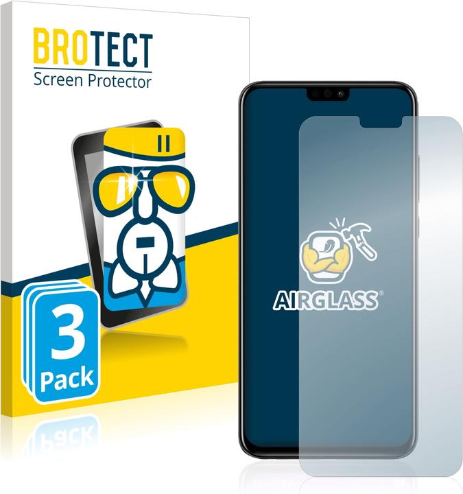 Produktbild BROTECT AirGlass Panzerglasfolie (3 Stück, HTC 8X)