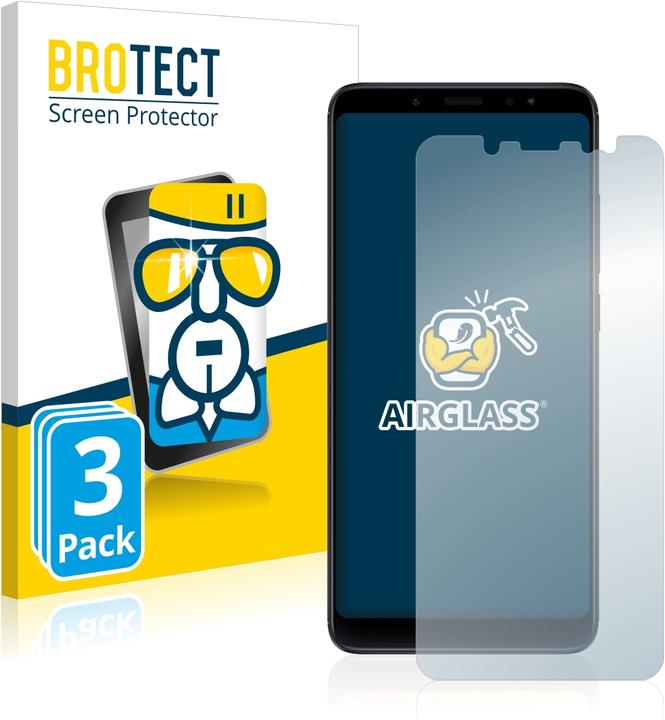 Actual product image BROTECT AirGlass Glass (3 Piece, Xiaomi Redmi Note 5)