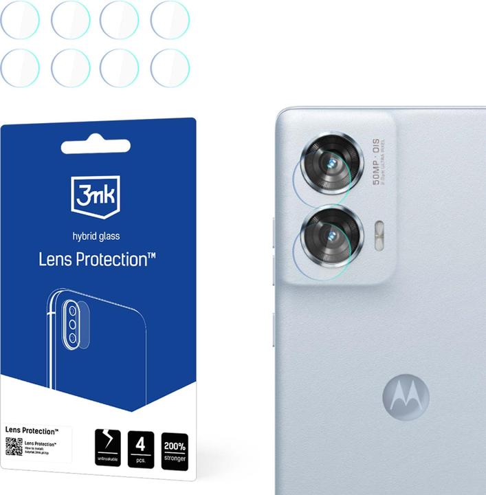 3MK Lens Protect Motorola Edge 50 Fusion Ochrona na obiektyw aparatu 4szt (4 Piece, Motorola Edge 50)