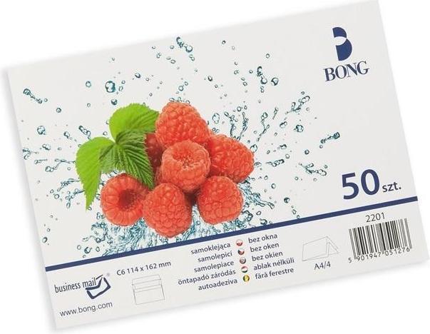 Actual product image Bong Weisse Umschläge C6 SK B/O BM (50 Stück) (50 x)