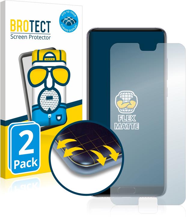Image du produit BROTECT Full-Cover Protection Mat (2 pièce(s), Huawei P20 Pro)