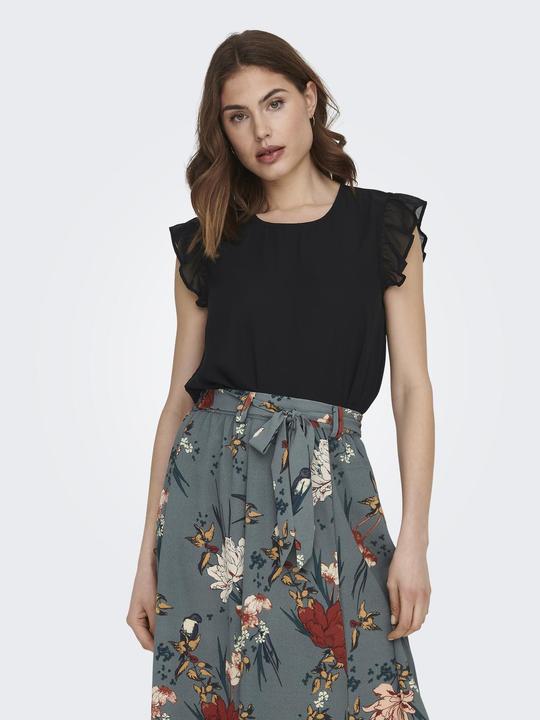 Immagine prodotto Only Top con volant e maniche corte (XL)