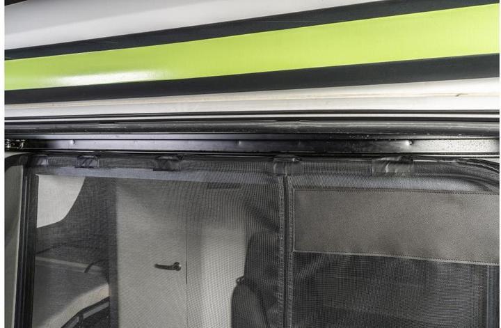 Actual product image VanQuito Mosquito net with sliding doors, right
