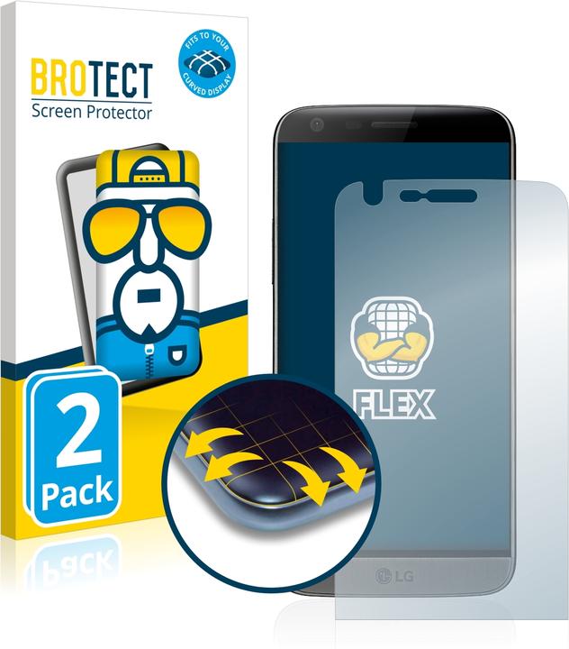 Produktbild BROTECT Full-Cover Displayschutz (2 Stück, LG G5)