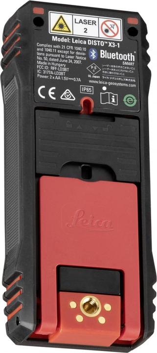 Image du produit Leica Geosystems Disto X3 (150 m, 635 nm)