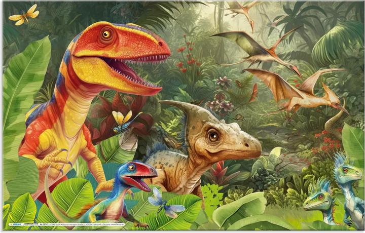 Immagine prodotto Herma 3 tappetini da scrivania in cartone Dino World (55 x 35 cm)