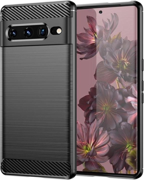 Screenguard Carbon Brushed Soft TPU Case (Google Pixel 7 Pro)