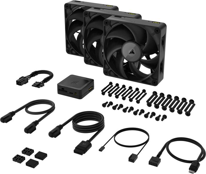 Produktbild Corsair RX MAX Series, iCUE LINK RX120 MAX, 120mm Fan, Triple Fan Kit (120 mm, 3 x)