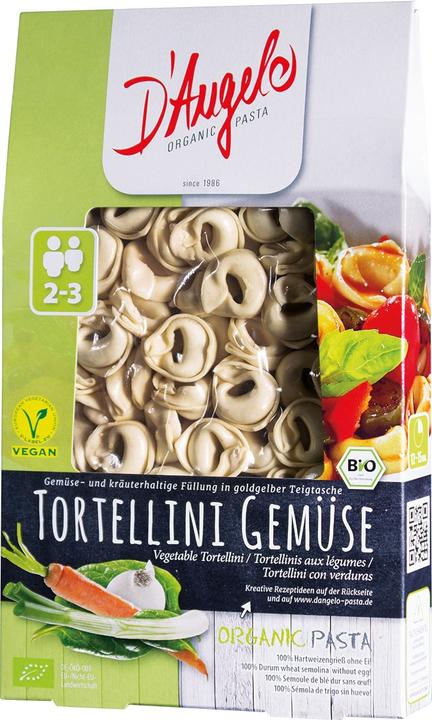 Produktbild D'Angelo Pasta Tortellini Gemüse Bio (250 g)