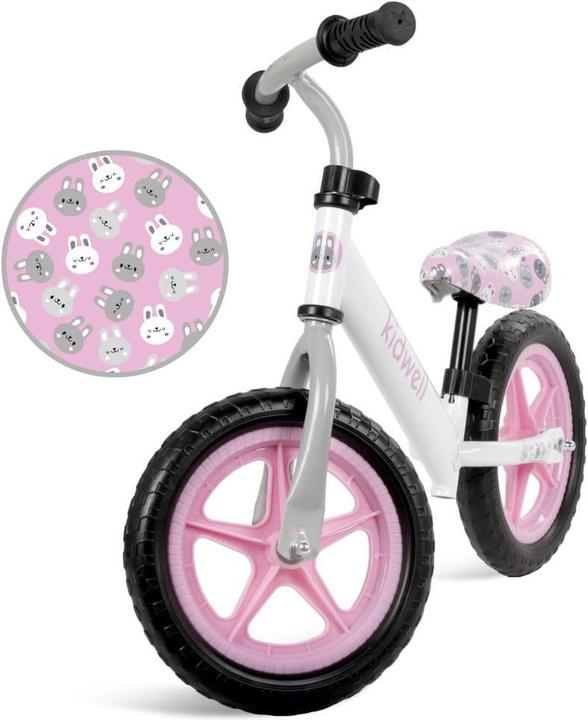 Actual product image Kidwell Balance bike Rebel Bunny, white (12")
