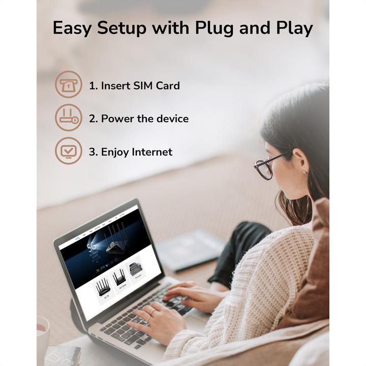 Productafbeelding Cudy PRIEIGOS TAŠKAS 4G LTE +ROUTER CUDY-LT400 2,4 GHz, 5 GHz, 300 Mbps