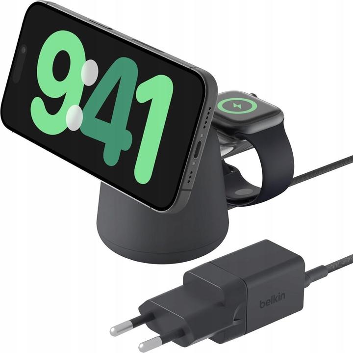 Produktbild Belkin BoostCharge Pro 2-in-1 MagSafe Ladestation (15 W)