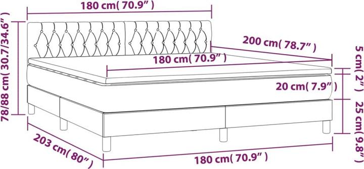 Image du produit VidaXL Koa (180 x 200 cm)