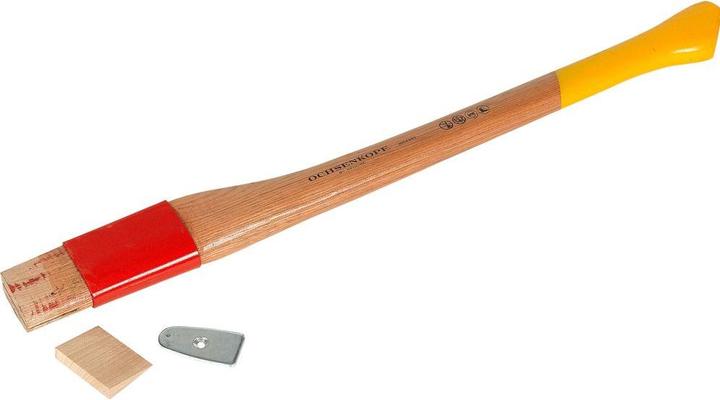 Actual product image Ochsenkopf OX E-648 H-1250 Replacement handle, hickory, knob, ROTBAND-PLUS, 700 mm