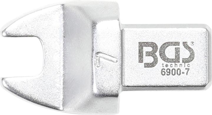BGS Einsteck-Maulschlüssel 7 mm Aufnahme 9 x 12 mm (7 mm)