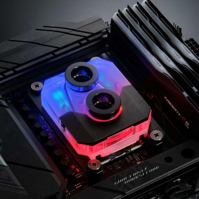 Produktbild Phanteks Glacier EZ-Fit 450CPU CPU-Wasserkühler, RGB - schwarz
