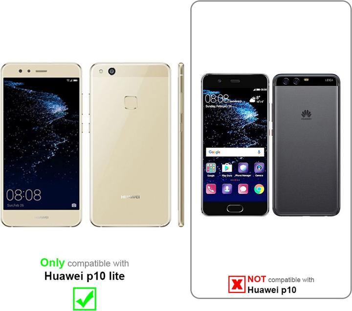 Image du produit Cadorabo Fullcover écran de protection en verre pour Huawei P10 LITE emballage de détail (1 pièce(s), Huawei P10 Lite)