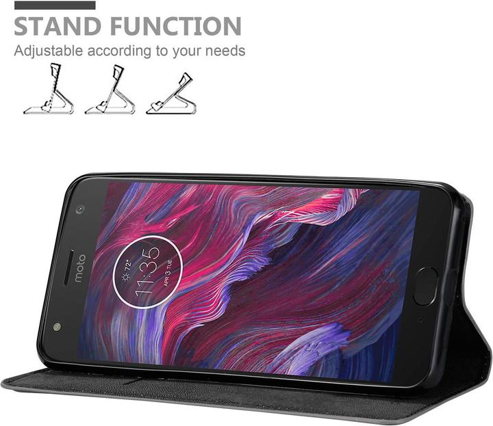 Produktbild Cadorabo Book Invis. Magnet Hülle (Motorola Moto X4)