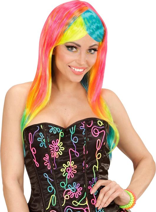 Immagine prodotto Magni Widmann 04407 - Parrucca neon fashion, colorata, carnevale, festa a tema