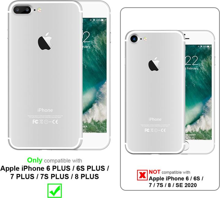 Image du produit Cadorabo Hybrid Triangle Housse (Apple iPhone 6 Plus, Apple iPhone 7s Plus)