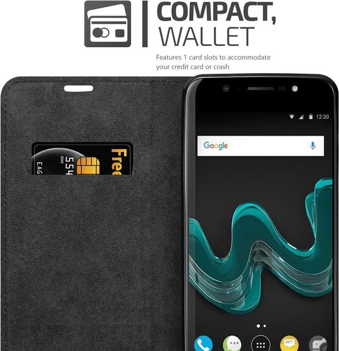 Actual product image Cadorabo Book Invis. Magnet sleeve (Wiko WIM)