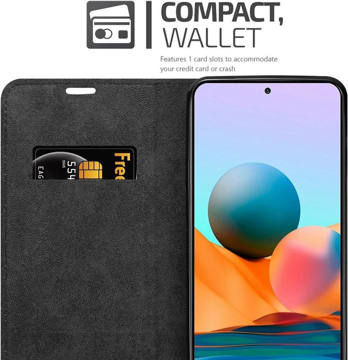 Immagine prodotto Cadorabo Libro Invis. Coperchio magnetico (Xiaomi Redmi Nota 10S, Xiaomi Mi Note 10)