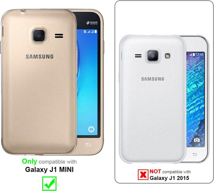 Actual product image Cadorabo Book Invis. Magnet sleeve (Samsung Galaxy J1 Mini)