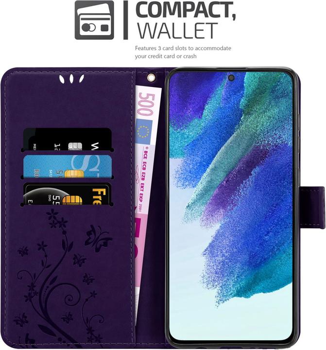 Productafbeelding Cadorabo Bloemen Boekomslag (Samsung Galaxy S22+)