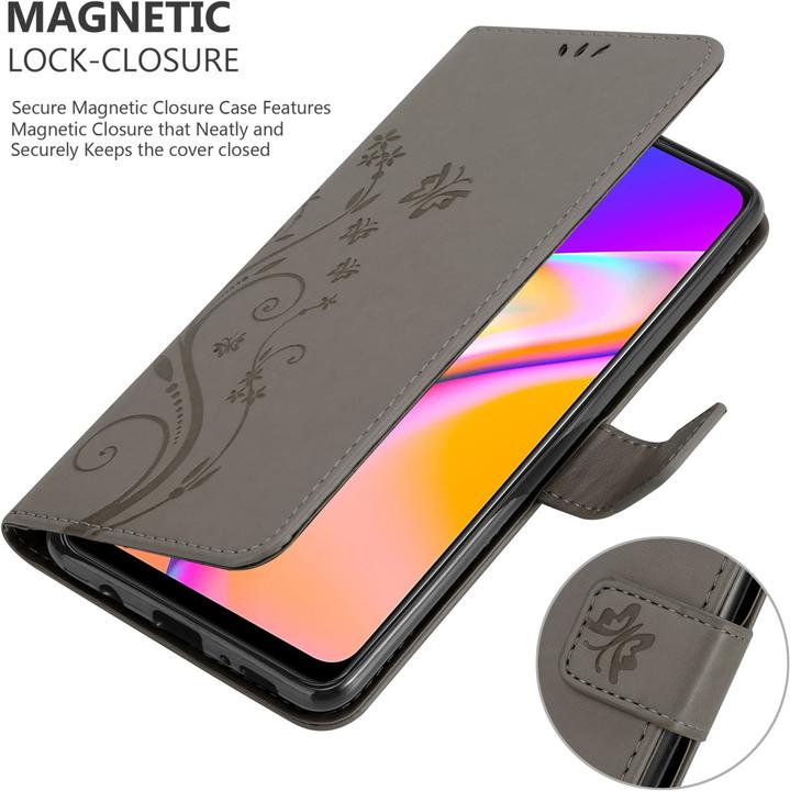 Produktbild Cadorabo Flower Book Hülle (Oppo A94 5G)