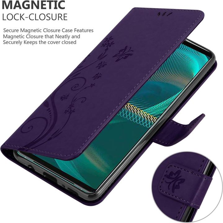 Image du produit Cadorabo Pochette Flower Book (Sony Xperia 5 III)