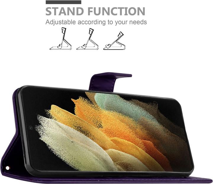 Image du produit Cadorabo Pochette Flower Book (Samsung Galaxy S22 Ultra)