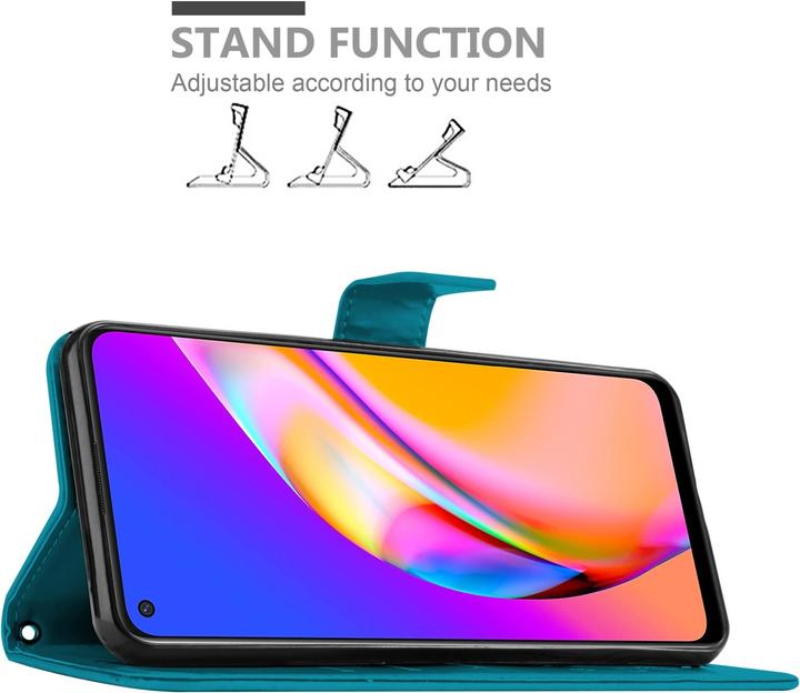 Actual product image Cadorabo Flower Book cover (Oppo A94 5G)