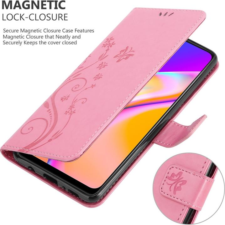 Actual product image Cadorabo Flower Book cover (Oppo A94 5G)