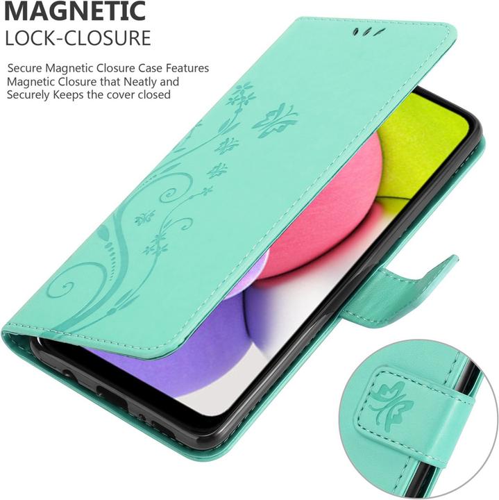 Immagine prodotto Cadorabo Copertina del libro a fiori (Samsung Galaxy A03s)