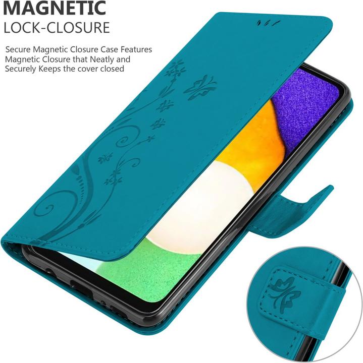 Image du produit Cadorabo Pochette Flower Book (Samsung Galaxy A13 5G)