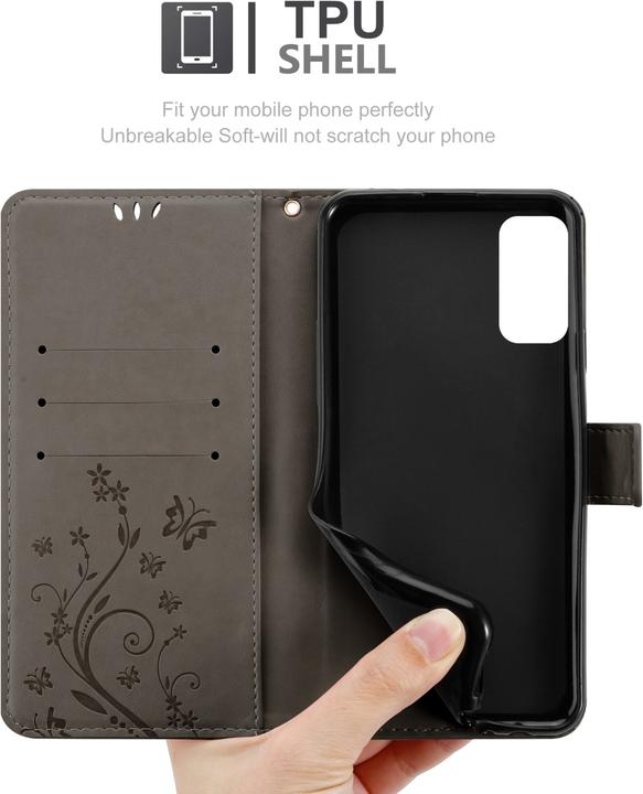 Actual product image Cadorabo Flower Book cover (Samsung Galaxy M52 5G)