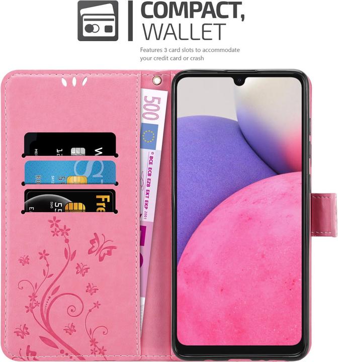 Actual product image Cadorabo Flower Book cover (Samsung Galaxy A33 5G)