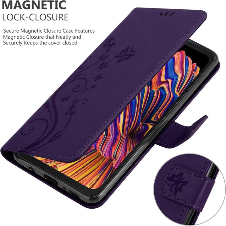 Image du produit Cadorabo Pochette Flower Book (Samsung Galaxy Xcover Pro)