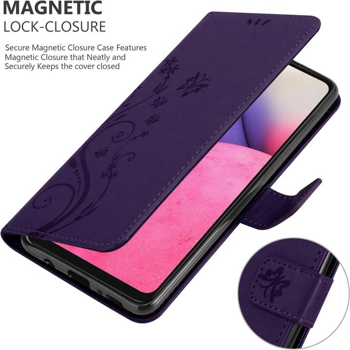 Image du produit Cadorabo Pochette Flower Book (Samsung Galaxy A33 5G)