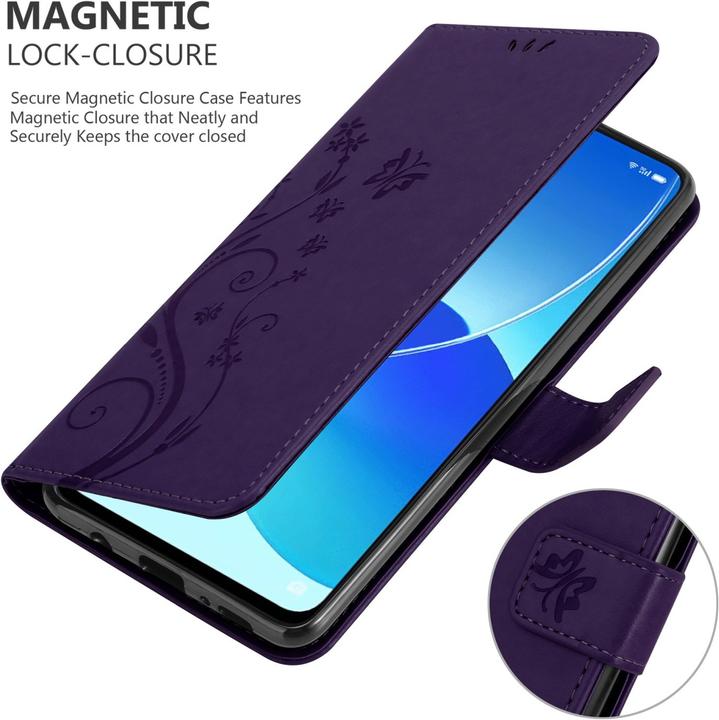 Immagine prodotto Cadorabo Copertina del libro a fiori (Oppo Reno 6 5G)