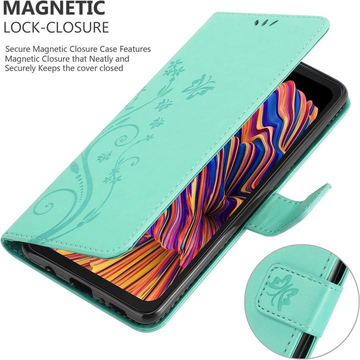 Image du produit Cadorabo Pochette Flower Book (Samsung Galaxy Xcover Pro)