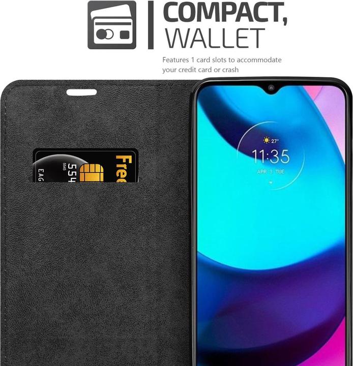Actual product image Cadorabo Book Invis. Magnet sleeve (Motorola E30, Motorola Moto E20, Motorola Moto E40)