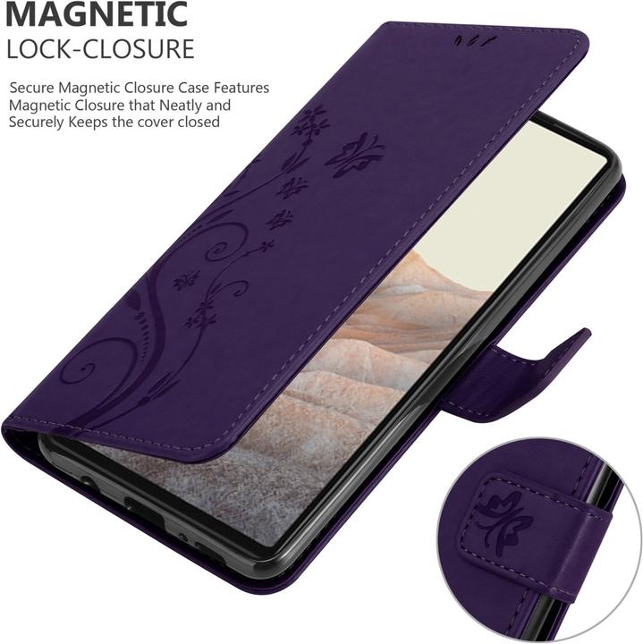 Actual product image Cadorabo Flower Book cover (Google Pixel 6a)