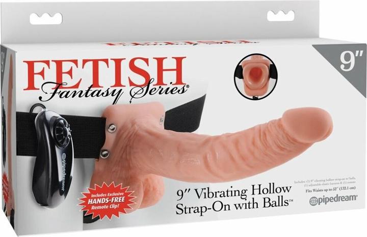 Productafbeelding Shots Vibrerende holle strap-on met ballen